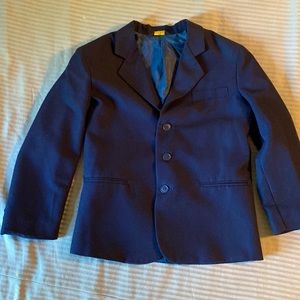 Van Heusen 3 Buttoned Single Breasted Navy Blue Blazer